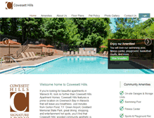 Tablet Screenshot of cowesetthills.com
